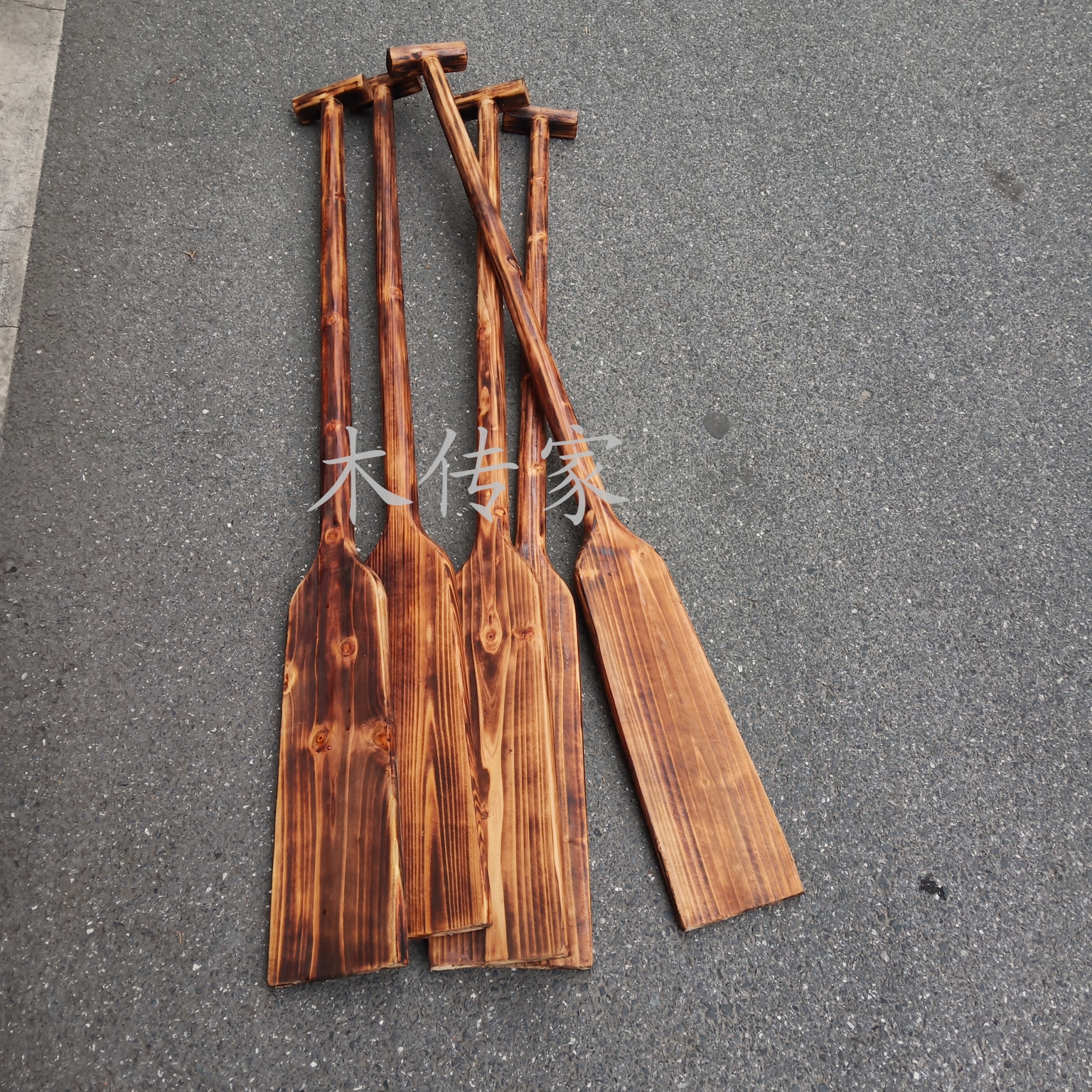 0 8-3 meters charcoal burning paddle to make old retro dining room decorations theatrical stage performance props solid wood paddle
