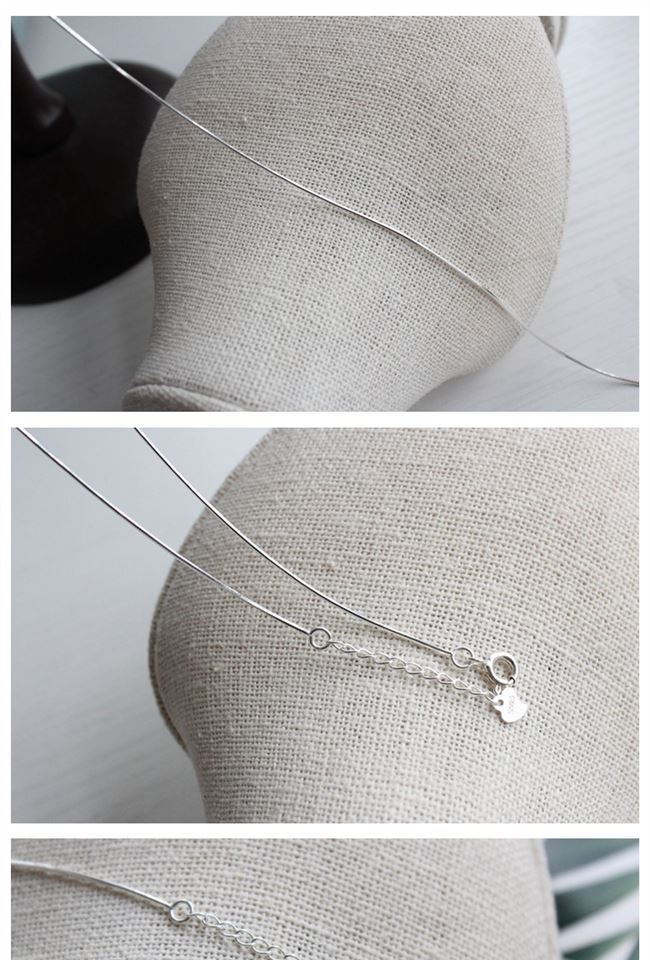 Phiên bản Nhật Bản và Hàn Quốc của dây chuyền rắn đẹp tính khí cực kỳ đơn giản S925 vòng chân bạc nữ vòng chân quà tặng sinh nhật 17 2CM - Vòng chân