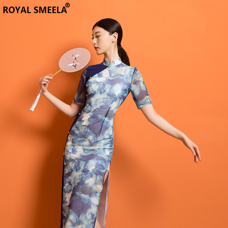 Classical Dance Banner Roof Concept Concept Costume Women Chinese Dance Show Performance to China Wind Fork Performance Costume Spring and Summer