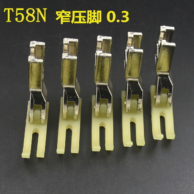 Flat car bracelet bracelet T58N plastic Oxford presser foot narrow presser foot 0 3 flat presser foot leather
