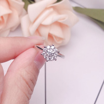 White 18K Gold Courting Wedding Diamond Ring Gia Nude Diamond Jewelry Custom Platinum South Africa Real Diamond Ring Girl