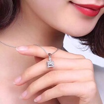 18K Gold Courting Wedding Diamond Necklace Diamond Ring Naked Diamond Ring Custom Platinum Diamond Pendant Woman