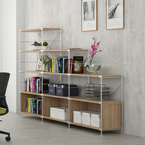 Weihao open file cabinet Creative combination file cabinet Office partition cabinet Multi-function stainless steel locker