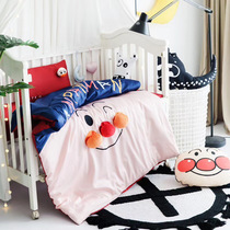 INS three-dimensional children cartoon cute 60 long-staple cotton cotton cotton embroidery four-piece set parent-child bedding