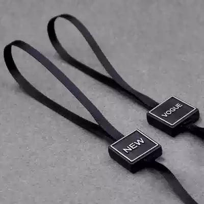 High-grade slings black ribbon suspenders hot silver double sling white public version universal hanging rope ribbon sling