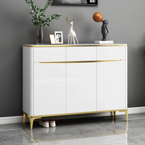 Minimalist modern shoe cabinet doorway large-capacity light and luxurious entrance door to door closed cabinet containing cabinet balcony lockers