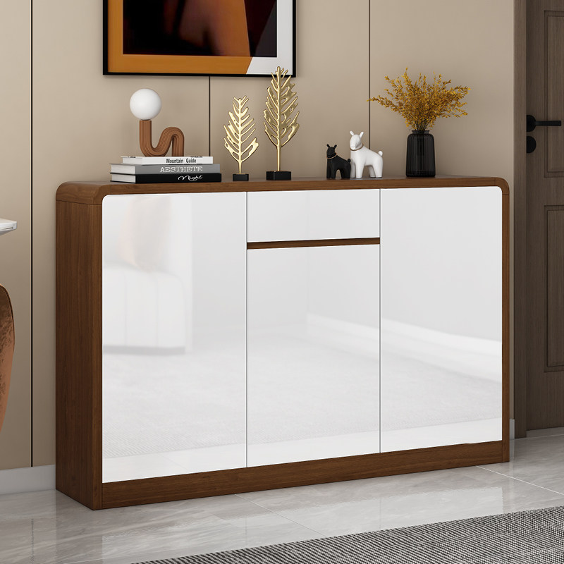 Nordic dining cabinet ultra-thin cabinet living room against the wall cupboard cabinet home narrow kitchen storage cabinet locker tea cabinet
