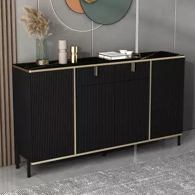 Light luxury dining cabinet modern simple living room cabinet kitchen bowl cabinet storage cabinet storage cabinet against wall household tea cabinet