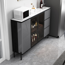 Light Extravagant Dining Side Cabinet Ultra Slim Modern Minima Living Room Tea Water Cabinet Wine Cabinet Integrated By Wall Storage Kitchen Side Cabinet Bowls Cabinet