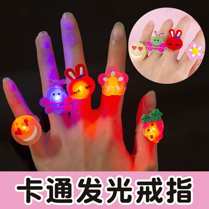 Christmas Glowing Rings, Popular Street Stall Toys, Flashing Finger Lights, Christmas Toys Christmas Glowing Rings, Popular Street Stall Toys, Flashing Finger Lights, Christmas Toys