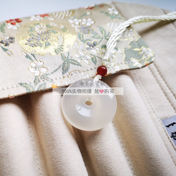 One Knots gold hand for pen curtain bronzed golden loom brocade fabric pen curtain (pendants replacement service)