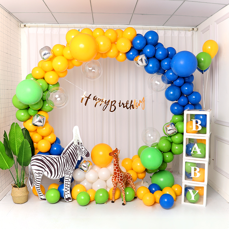 ins Macaron Balloon Birthday Arrangement Party Scene Arch Balloon Decoration Wedding Room Confession Knot Wedding