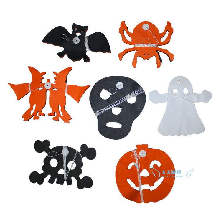 Halloween Lahua Ghost Festival Bar Trang trí Cảnh sắp xếp Đạo cụ Ghost Head Spider Spider Pumpkin Lahua - Sản phẩm Đảng / Magic / Hiệu suất