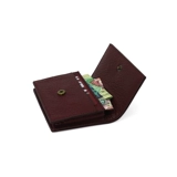 SEPTEMBER 27 DESIGNS Кожаная сумка через плечо для визитных карточек, картхолдер, воловья кожа, из натуральной кожи, крокодиловый принт