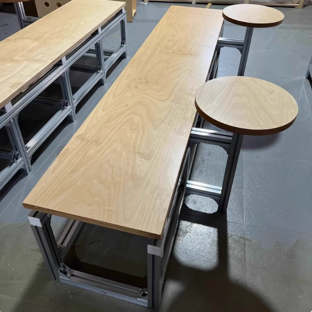 Medieval Birch Coffee Shop Tables and Chairs Commercial Catering Small Tables Cafe ins Style Square Round Table Rest Area Tables and Chairs