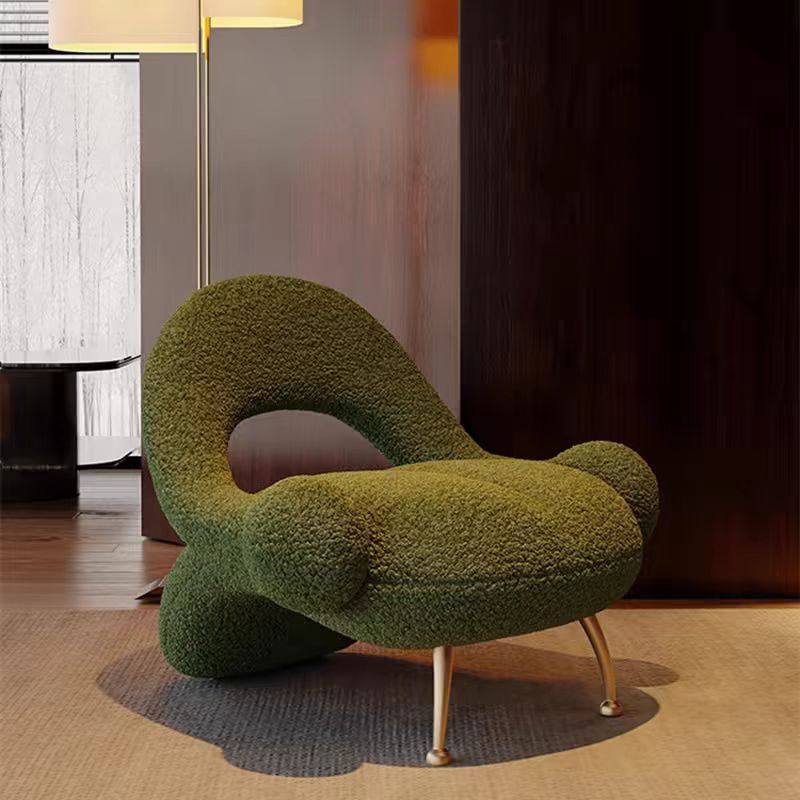 Modern Single Sofa Living Room Balcony Lazy Leisure Chair Creative Hotel B&B Rest Area Reception Table and Chair Combination