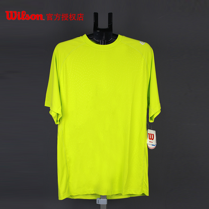 Wilson Wilson Fashion Trendy Tennis Sports Short-Sleeved New Simple Casual Sports T-Shirt Breathable Summer
