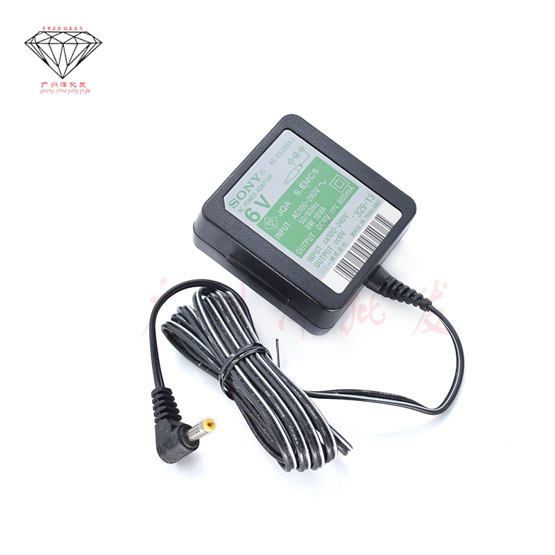 Sony Ac-Es608K Nw-Hd1 Hd2 Hd3Hd5 Power Adapter 100-240V 6V0.8A