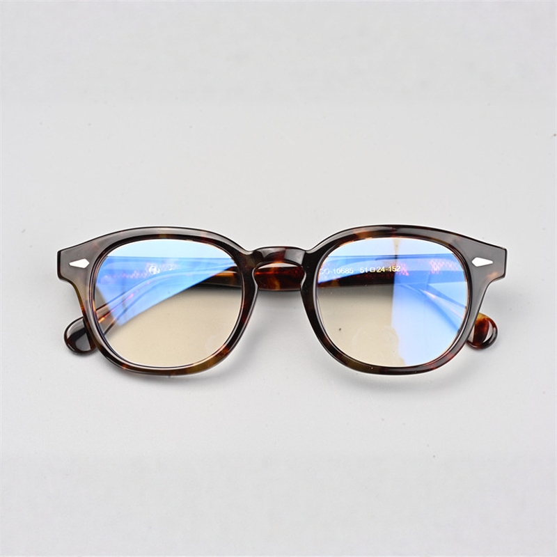 Ultra-Light Square Glasses for Myopia, Retro Frame for Men, Ultra-Light Glasses Frame with High Myopia Anti-Blue Light Frame 10685