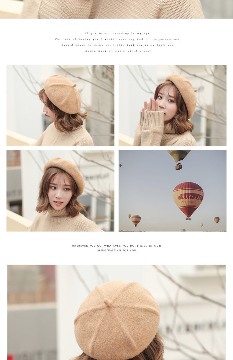 Chapeau pour femme en Melange de laine - Ref 3234474 Image 12