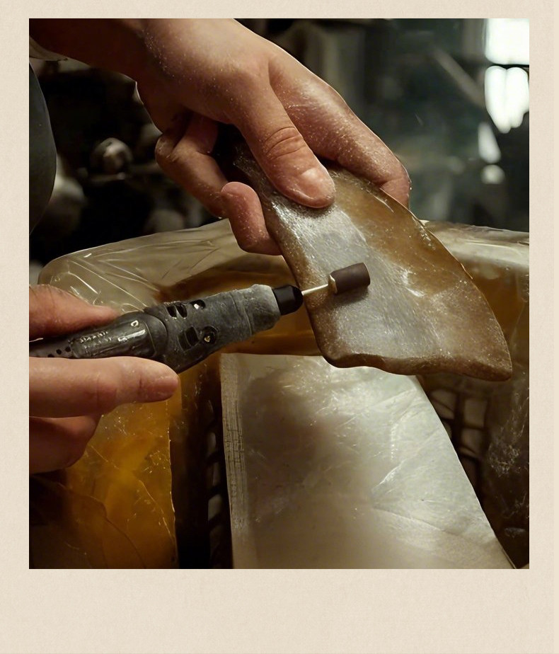 【中國直郵】 雲工匠 刮痧板薄款 1-2mm 白水牛角 全身通用 臉部 肩頸背 養生館專用 出痧快 送艾草精油10ml