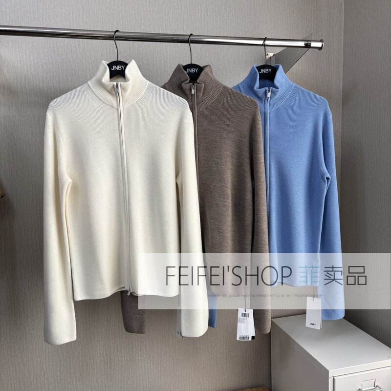 Anniversary Jnby Jiangnan Cloth 2026 Spring Collection Authentic Zipper Sweater Jacket 5Q331589H 1395