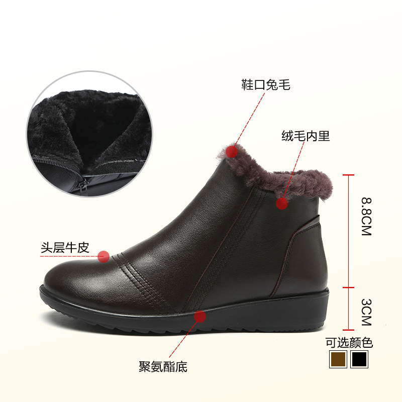 Bottes hiver pour femme en Polyurethane - Ref 3246194 Image 4