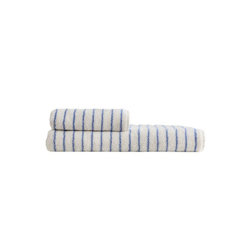 Export to Denmark Order: Pure Cotton Simple Striped Towel/Bath Towel/Face Towel, Skin-Friendly and Absorbent Bathroom Towel