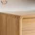 Phong cách bắc âu tủ tivi gỗ sồi trắng gỗ sồi trắng căn hộ nhỏ đơn giản hiện đại tủ sàn phòng khách - Buồng