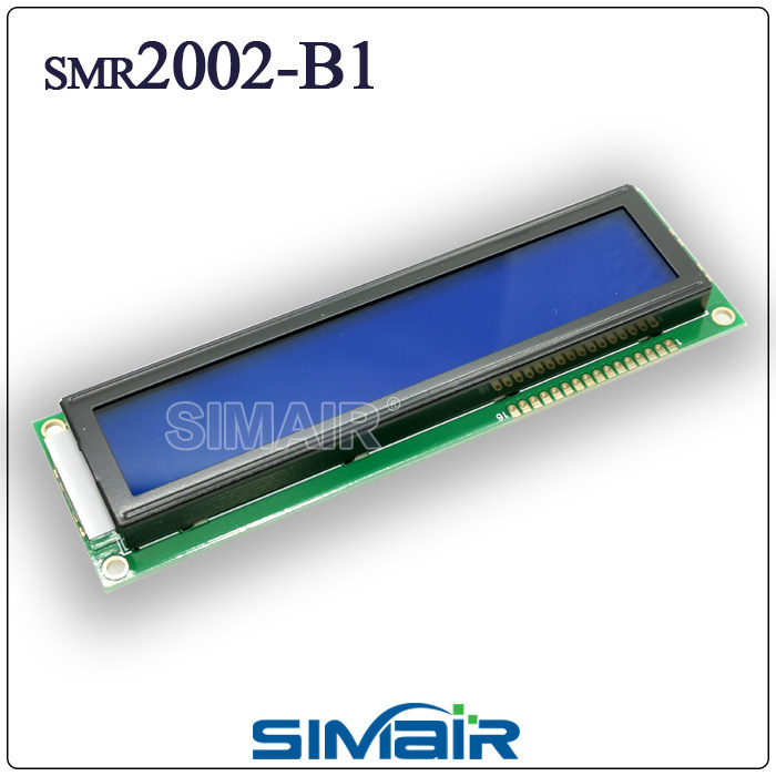 2002 large character laser screen 5V blue screen LCD screen module single row 2002 display screen LCD laser screen