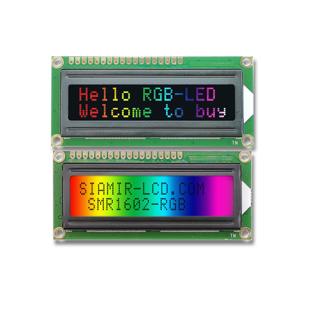 1602RGB Color backlight 1602 LCD screen LCD1602 Industrial screen high-definition 1602 color words