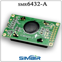 0802 Chinese display liquid crystal module 6432 lattice screen blue screen 5V 0802 with word library LCD display screen