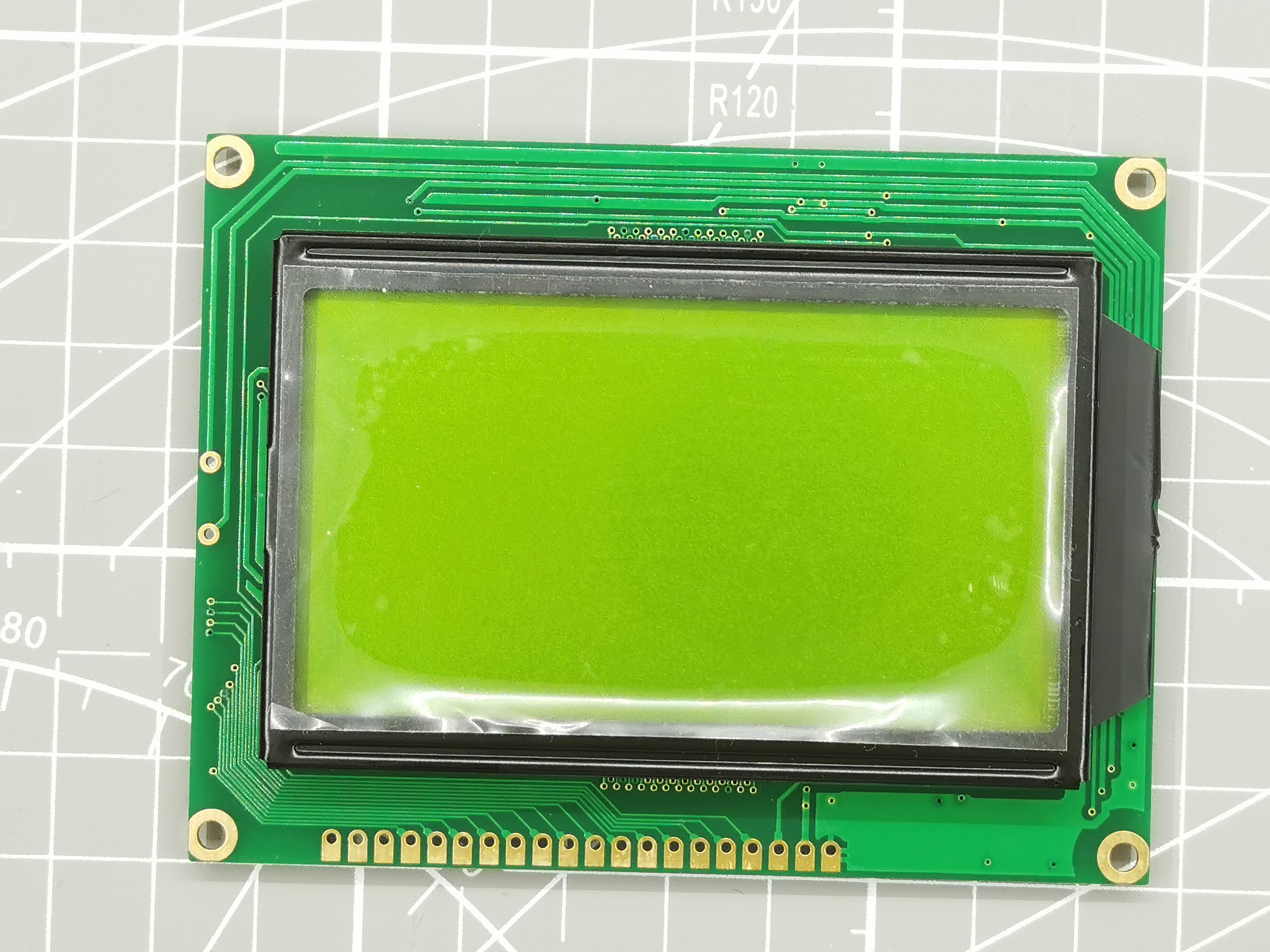 WG16080B LCD screen module LCD16080 display blue screen 7981 controller laser screen