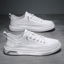 Leather Face Small White Shoes Mens Breathable Sloth Casual Shoes Son 2021 New Summer Mens Shoes Fashion Footrest Shoes Men