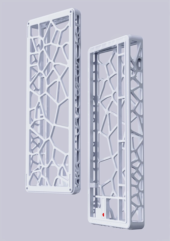 Kkdoo Wooting80He Is Compatible with Aluminum Shell Re80 Hollow Shell Customized Keyboard Magnetic Switch Modification