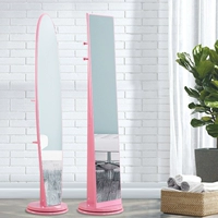 Gương tối giản hiện đại đầy đủ chiều dài gương sàn phòng ngủ âm thanh nổi gương di động gương xoay phòng khách nhà phù hợp gương - Gương gương ốp tường