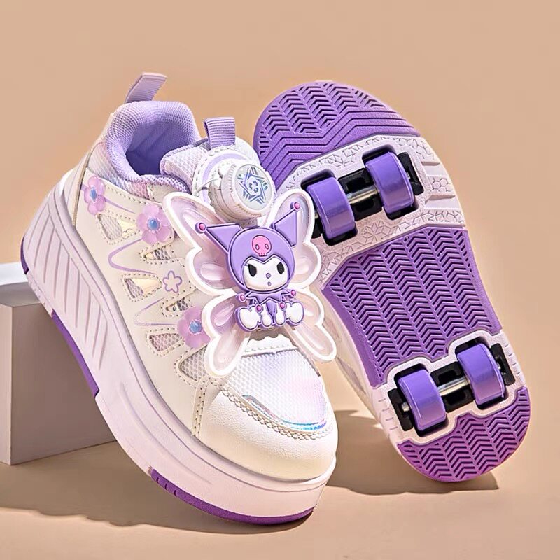 Four-Wheel Roller Shoes for Girls 2026 New Model Children's Detachable Roller Skating Sports Shoes Princess Girls Roller Shoes — 1