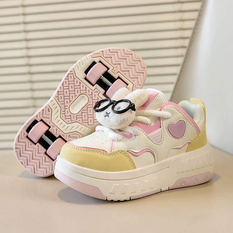 Four-Wheel Roller Shoes for Girls 2026 New Model Children's Detachable Roller Skating Sports Shoes Princess Girls Roller Shoes — 6