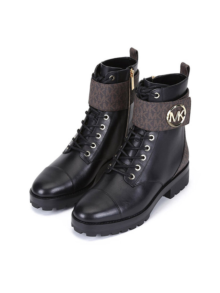 Michael Kors Mk Women's Short Thick-Soled Martin Boots Ankle-Length Knight Boots 40F0Tafb6L