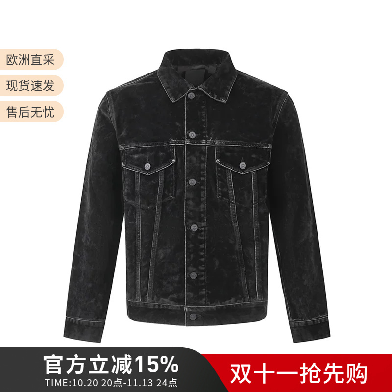 Givenchy Men's Cotton Vintage Denim Jacket Bm012C5Z1C