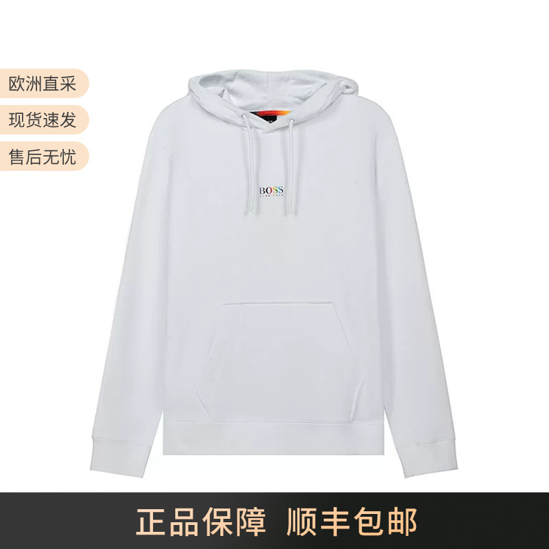 Hugo Boss Men's Oversize Loose-Fitting Hooded Sweatshirt 50459489 Hugo Boss Men's Oversize Loose-Fitting Hooded Sweatshirt 50459489