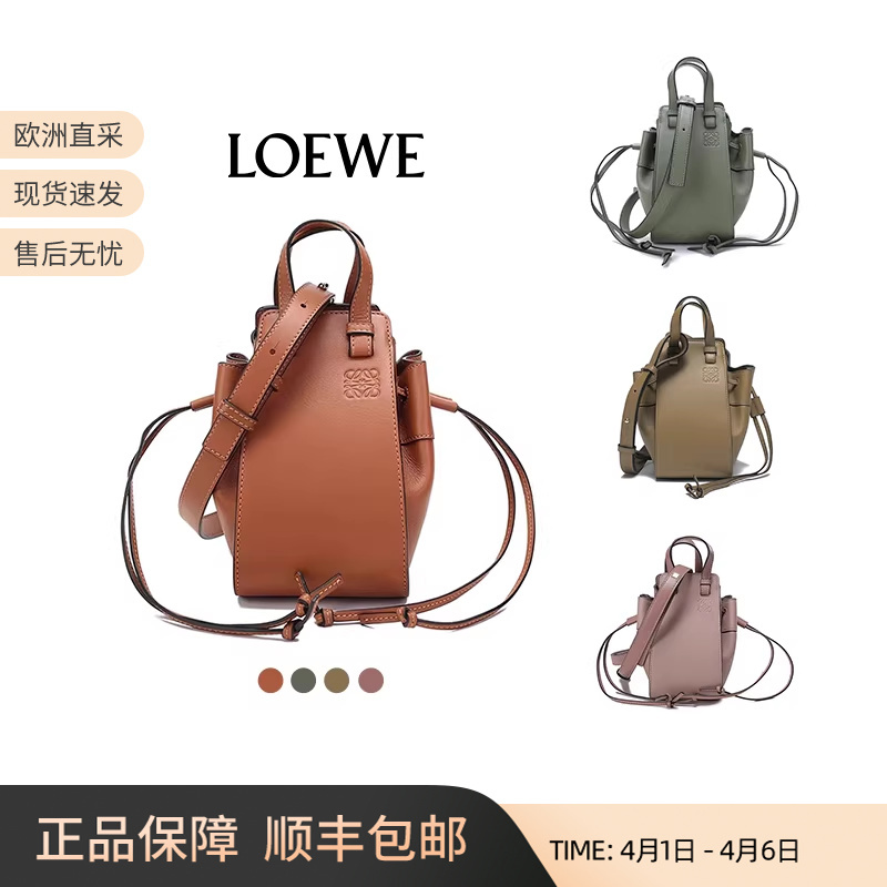 Loewe Women's Hammock Handheld Shoulder Crossbody Bag Mini Hammock Bag