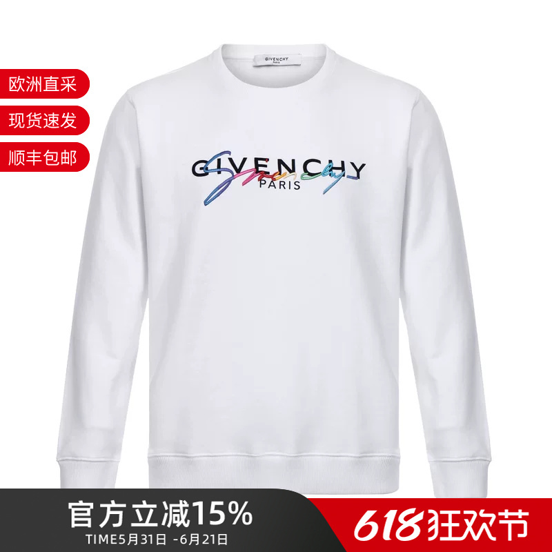 Givenchy Men's Cotton Round Neck Long-Sleeved Men's Sweatshirt Sweatshirt Bmj03C30Af