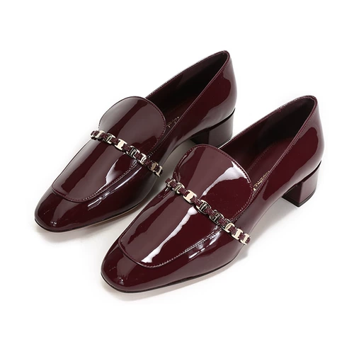 Г -жа Феррагур г -жа Тилос серия Vara Chain Chain Moksin Shoes Средние толстые каблуки одиночная обувь 0730031