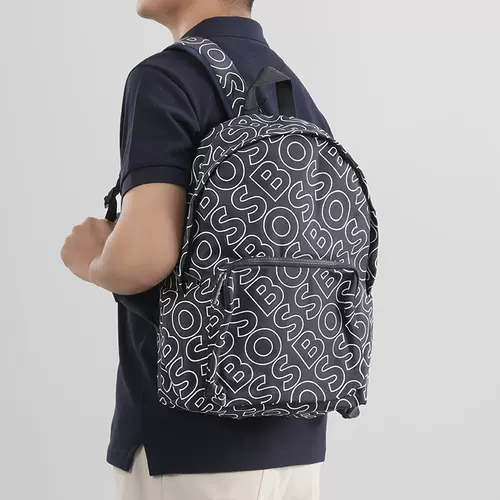 雨果博斯 Мужской портативный рюкзак для активного отдыха HUGO BOSS с логотипом 50475565