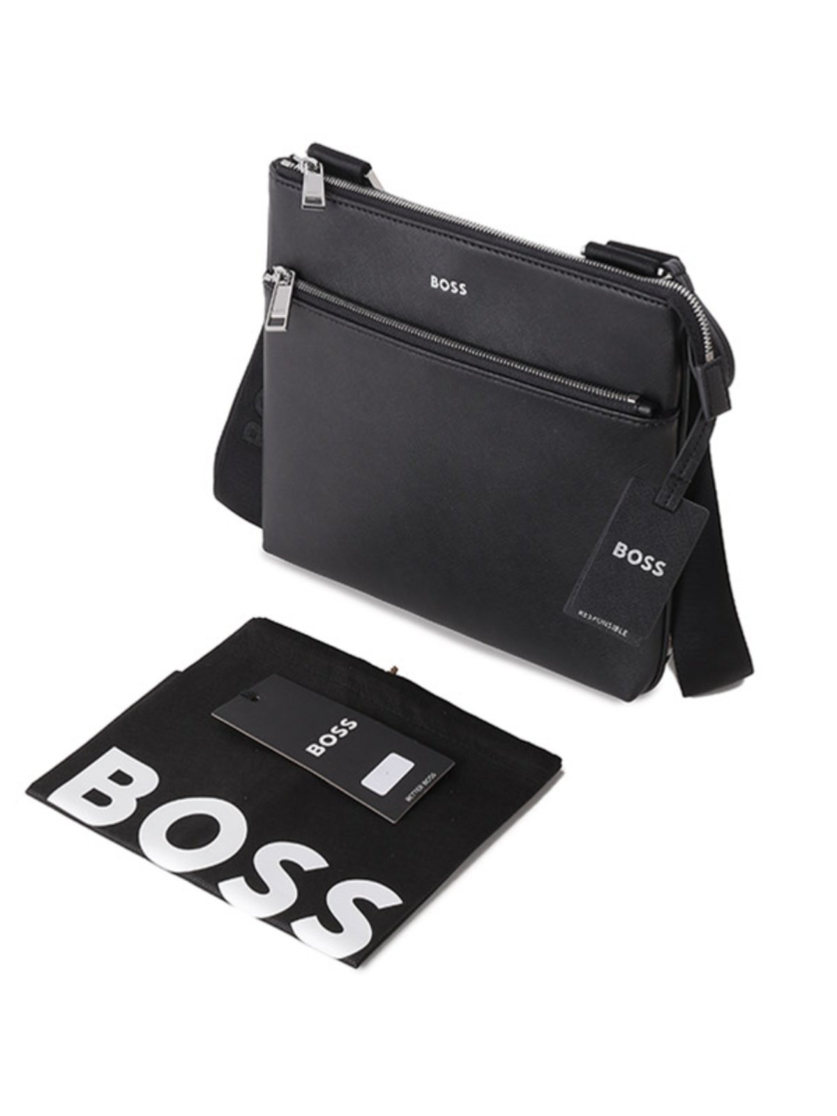 Hugo Boss Men's Black Series Commuter Bag Single Shoulder Crossbody Bag 50483567