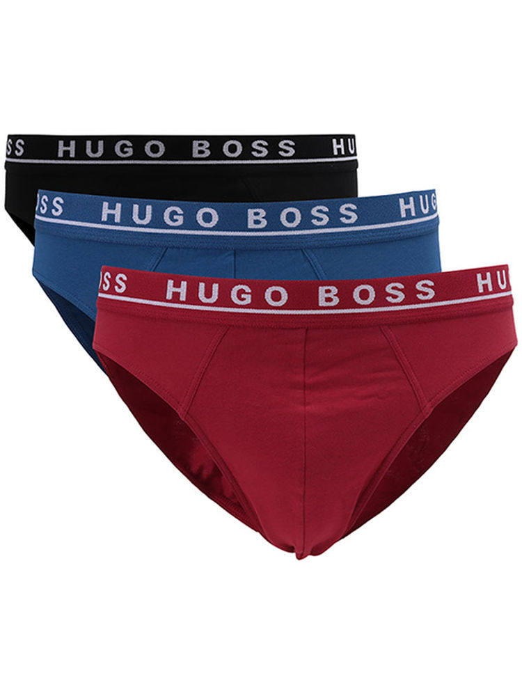 Hugo Boss Men's Cotton Shorts Briefs Three-Piece Set 50325402