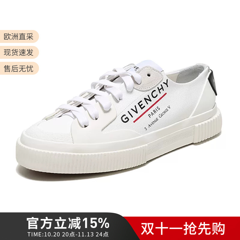 Givenchy/Givenchy Women's Fabric Lace-Up Sneakers, White Sneakers Be000Pe0Pf Givenchy/Givenchy Women's Fabric Lace-Up Sneakers, White Sneakers Be000Pe0Pf