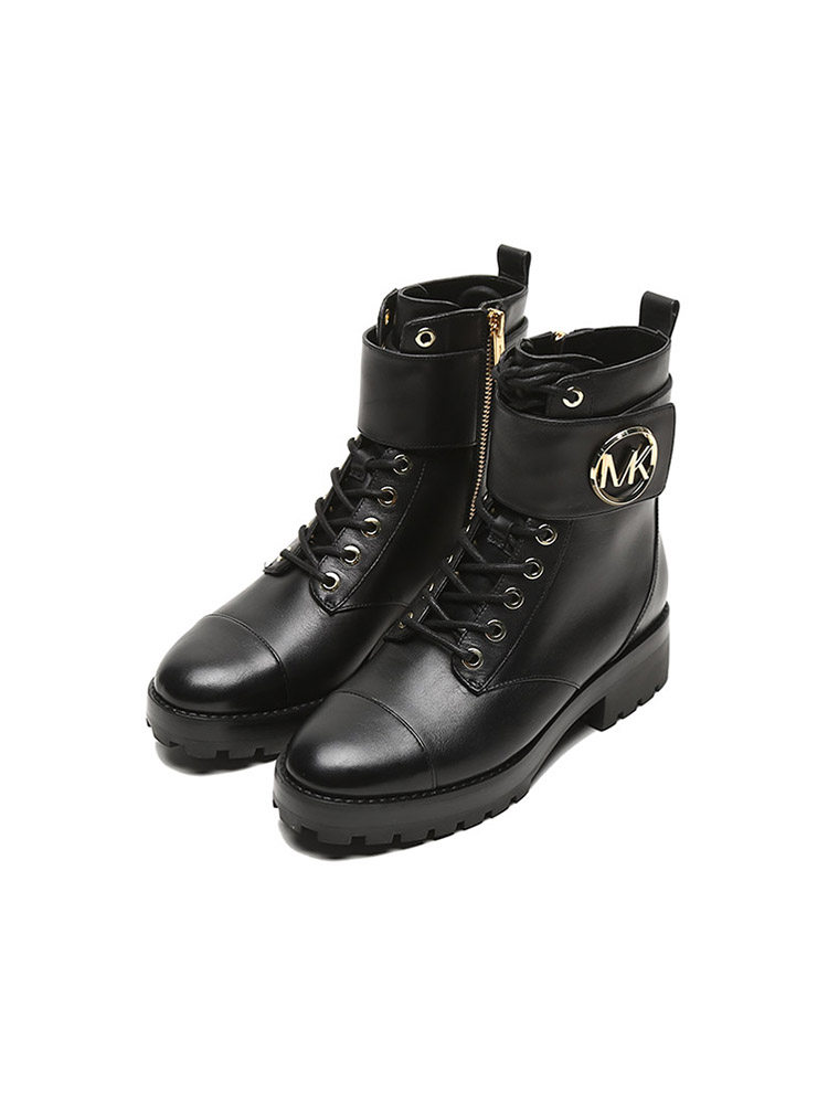 Michael Kors Mk Women's Short Thick-Soled Martin Boots Ankle-Length Knight Boots 40F0Tafb6L