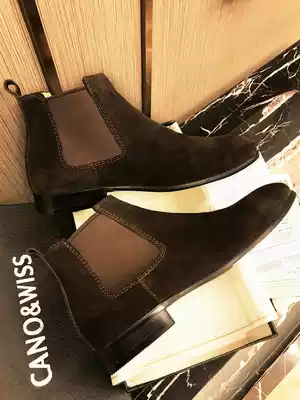 2021 autumn Chelsea Boots Men's Leather Short Boots